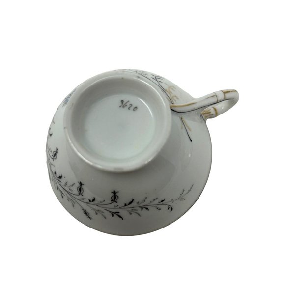 Vintage Miniature China Tea Cup & Saucer with Floral Design - Picture 3 of 8